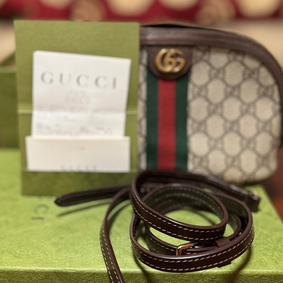 Gucci crossbody converted from Ophidia cosmetic case travel pouch - Picture 7 of 10